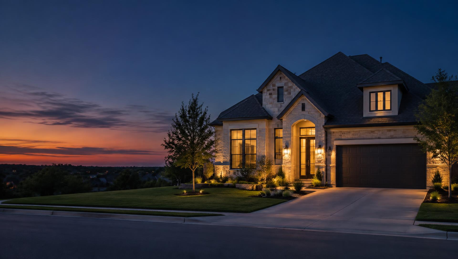 A Texas investment property at dusk